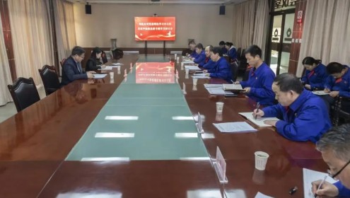 公司召開黨委理論學(xué)習(xí)中心組專題學(xué)習(xí)研討會